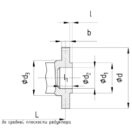1Ц3У 160 редуктор цилиндрический размеры